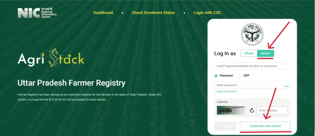 Step 1.1 - Farmer Registry Up